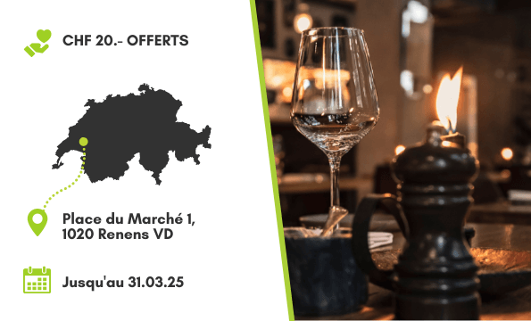 RESTAURANT & STEAKHOUSE | CHF 20.- offerts