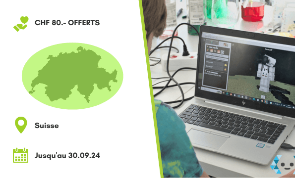 STAGES D'ÉTÉ | CHF 80.- offerts